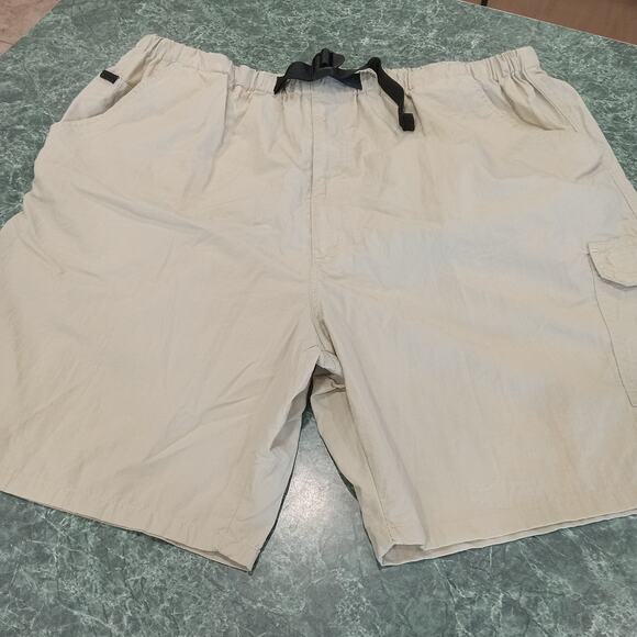 Disney Men's Animal Kingdom Safari Pack Cargo Shorts Khaki Flat Front Pockets XL - Picture 1 of 14